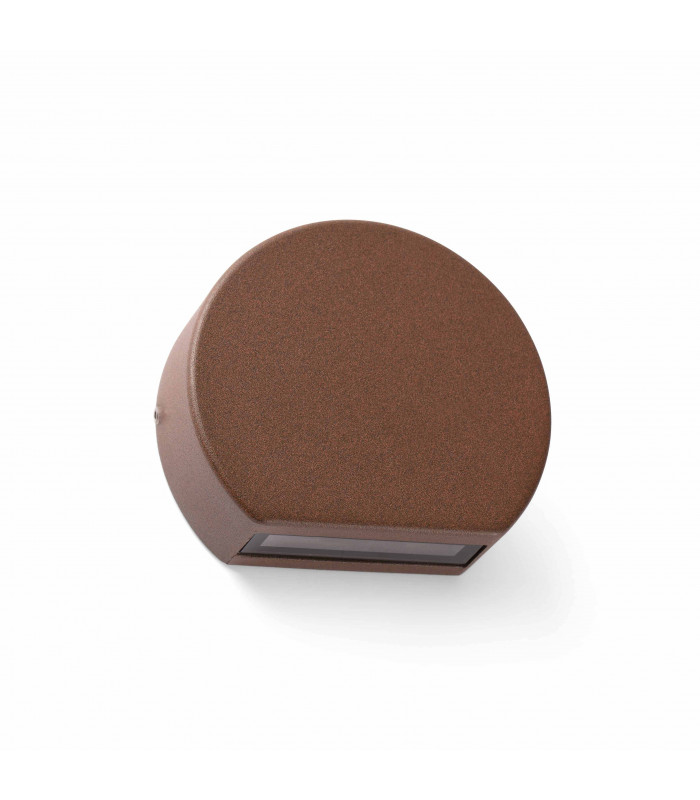 LED Outdoor Wall Light Rust Brown IP54