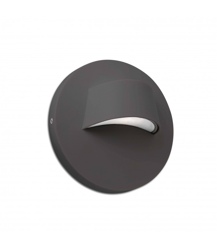 LED Outdoor Wall Light Dark Grey IP44