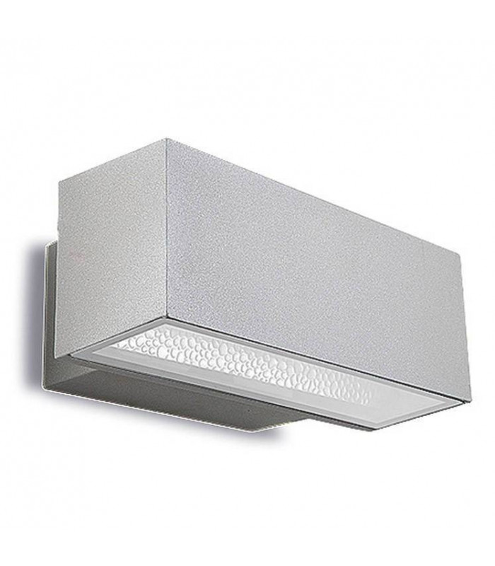 1 Light Outdoor Wall Light Grey IP65