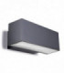 1 Light Outdoor Wall Light Urban grey IP65
