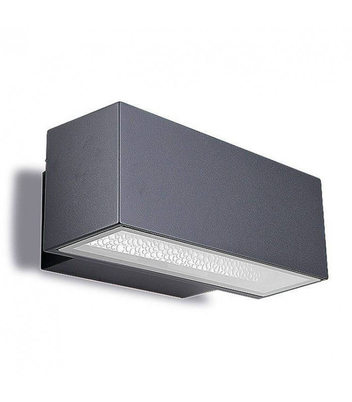 1 Light Outdoor Wall Light Urban grey IP65