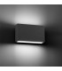 LED Outdoor Up Down Wall Light Dark Grey IP44