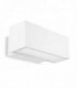 2 Light Outdoor Wall Light White IP65