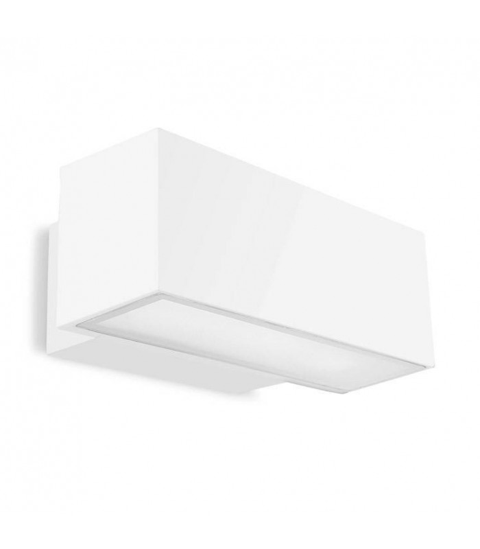 2 Light Outdoor Wall Light White IP65