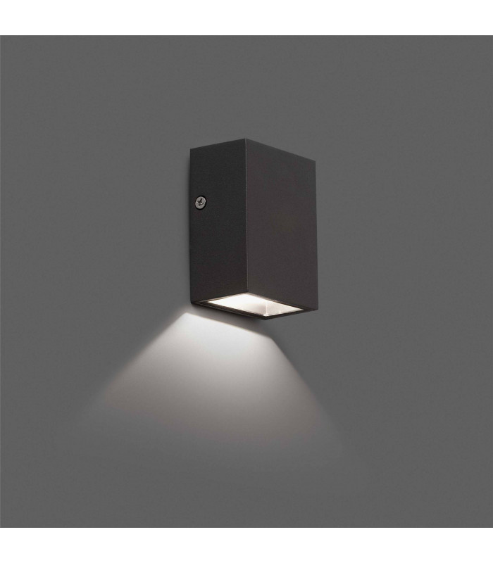 LED Outdoor Wall Light Dark Grey IP44
