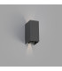 LED Outdoor Up Down Wall Light Dark Grey IP54
