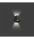 LED Outdoor Up Down Wall Light Dark Grey IP54