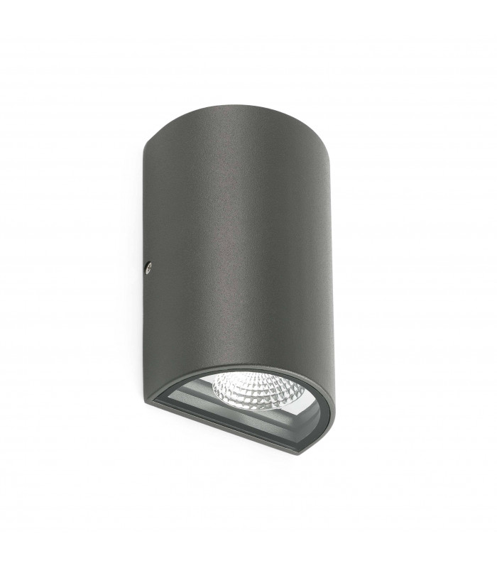 LED Outdoor Up Down Wall Light Dark Grey IP54