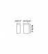 LED Outdoor Up Down Wall Light Dark Grey IP54