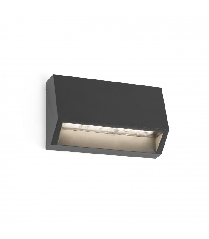 LED Outdoor Small Wall Light Dark Grey IP65