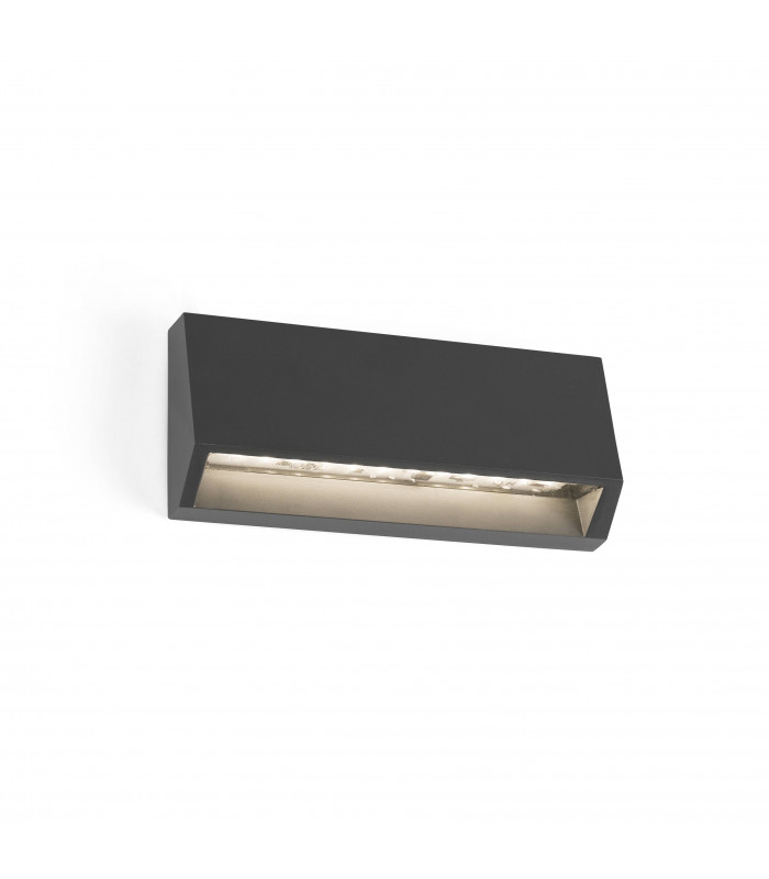 LED Outdoor Medium Wall Light Dark Grey IP65