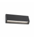 LED Outdoor Large Wall Light Dark Grey IP65