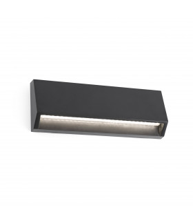 LED Outdoor Large Wall Light Dark Grey IP65