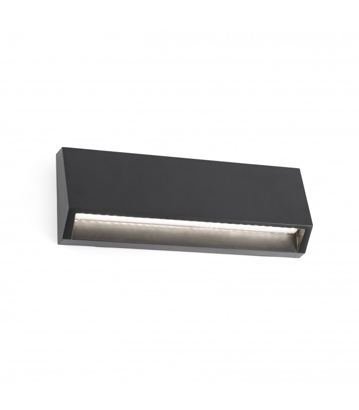 LED Outdoor Large Wall Light Dark Grey IP65