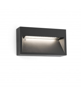 LED Outdoor Wall Light Dark Grey IP44