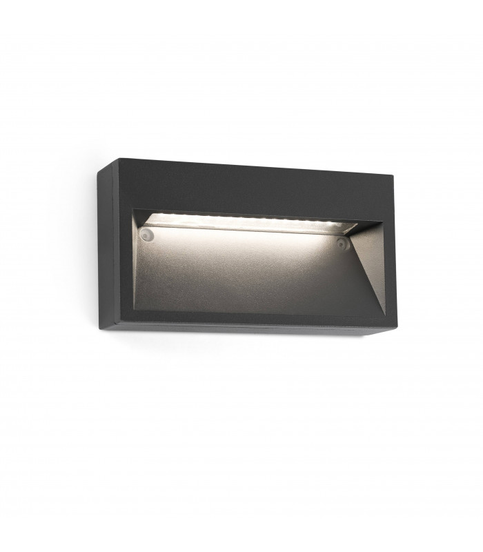 LED Outdoor Wall Light Dark Grey IP44