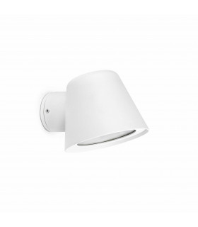1 Light Outdoor Wall Light White IP44, GU10