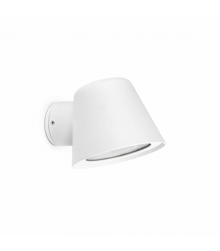 1 Light Outdoor Wall Light White IP44, GU10