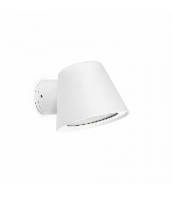 1 Light Outdoor Wall Light White IP44, GU10