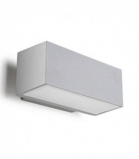 1 Light Outdoor Wall Light Grey IP65