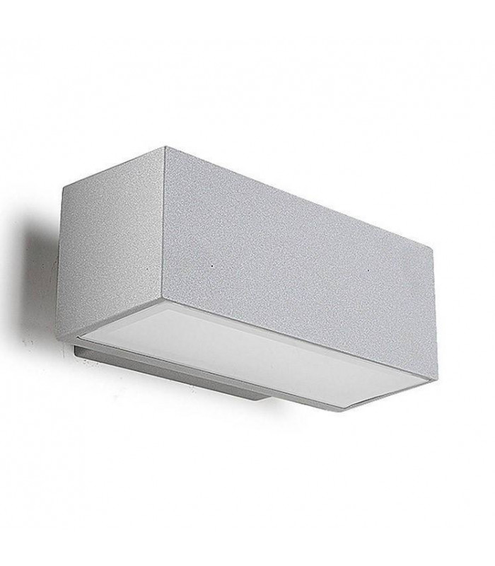 1 Light Outdoor Wall Light Grey IP65