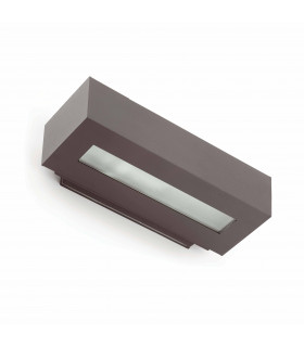 1 Light Outdoor Wall Light Dark Grey IP54, E27