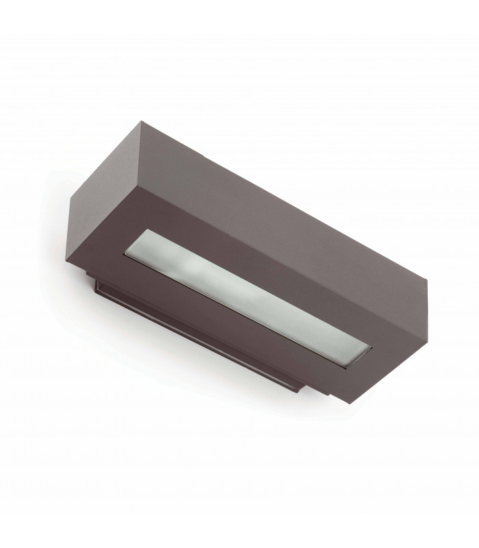 1 Light Outdoor Wall Light Dark Grey IP54, E27