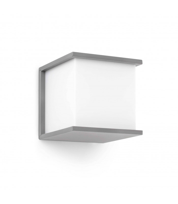 1 Light Outdoor Wall Light Dark Grey IP44, E27