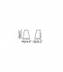 1 Light Outdoor Wall Light Dark Grey IP44, E27