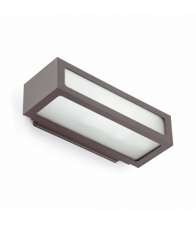 1 Light Outdoor Wall Light Dark Grey IP54, E27