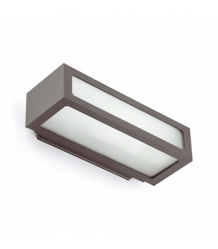 1 Light Outdoor Wall Light Dark Grey IP54, E27