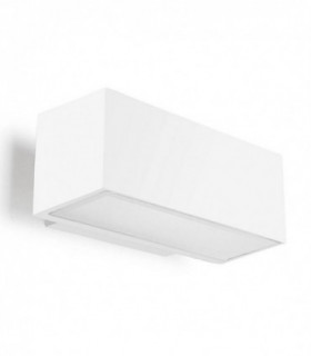 1 Light Outdoor Wall Light White IP65
