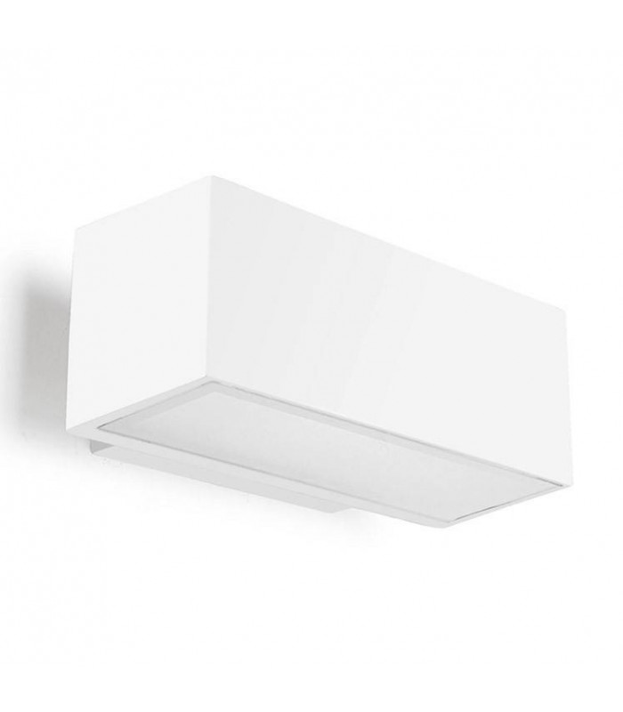 1 Light Outdoor Wall Light White IP65