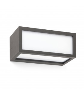 1 Light Outdoor Wall Light Dark Grey IP54, E27