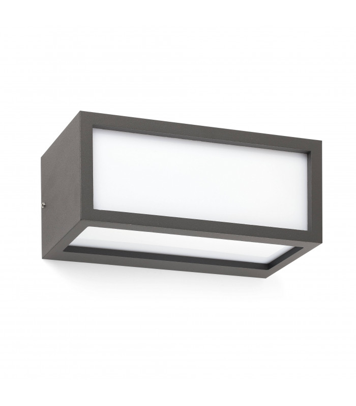 1 Light Outdoor Wall Light Dark Grey IP54, E27