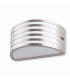 1 Light Outdoor Wall Light Matt Nickel IP54, E27