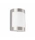 1 Light Outdoor Wall Light Matt Nickel IP54, E27