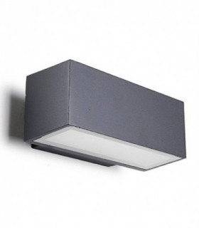 1 Light Outdoor Wall Light Urban grey IP65