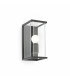 1 Light Outdoor Wall Lantern Dark Grey IP54, E27