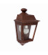 1 Light Outdoor Wall Lantern Rust Brown IP44, E27