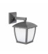 1 Light Outdoor Small Wall Lantern Dark Grey IP44, E27