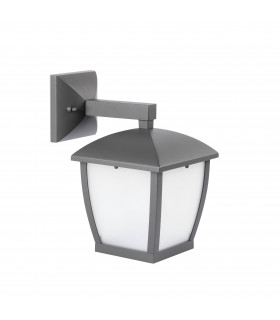 1 Light Outdoor Small Wall Lantern Dark Grey IP44, E27
