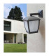 1 Light Outdoor Large Wall Lantern Dark Grey IP44, E27