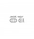 1 Light Outdoor Bulkheads Black IP44, E27