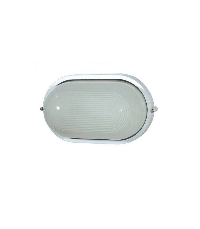 1 Light Outdoor Bulkheads White IP44, E27