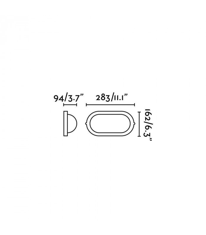 1 Light Outdoor Bulkheads White IP44, E27