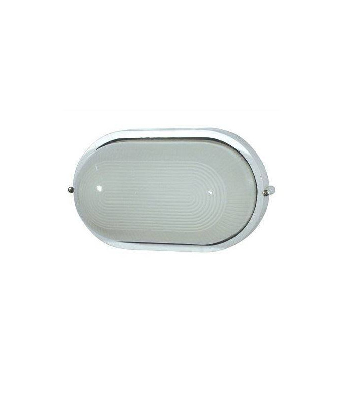 1 Light Outdoor Bulkheads Black IP44, E27
