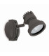 1 Light Outdoor Wall Spotlight Dark Grey IP65, GU10