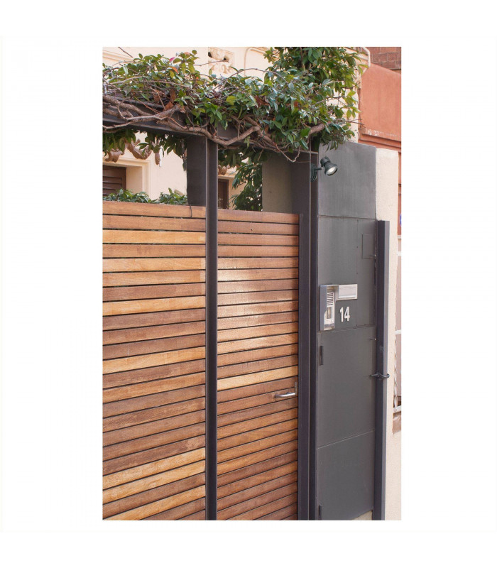 1 Light Outdoor Wall Spotlight Dark Grey IP65, GU10