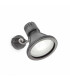 1 Light Outdoor Wall Spotlight Dark Grey IP65
